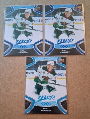Kirill 'The Thrill' Kaprizov Minnesota Wild NHL Hockey Trading Cards & Stickers